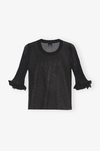 Top en jacquard - Black