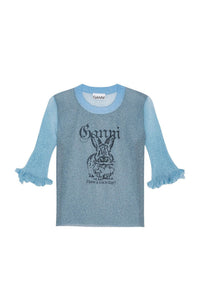 Top en jacquard - Soft Chambray