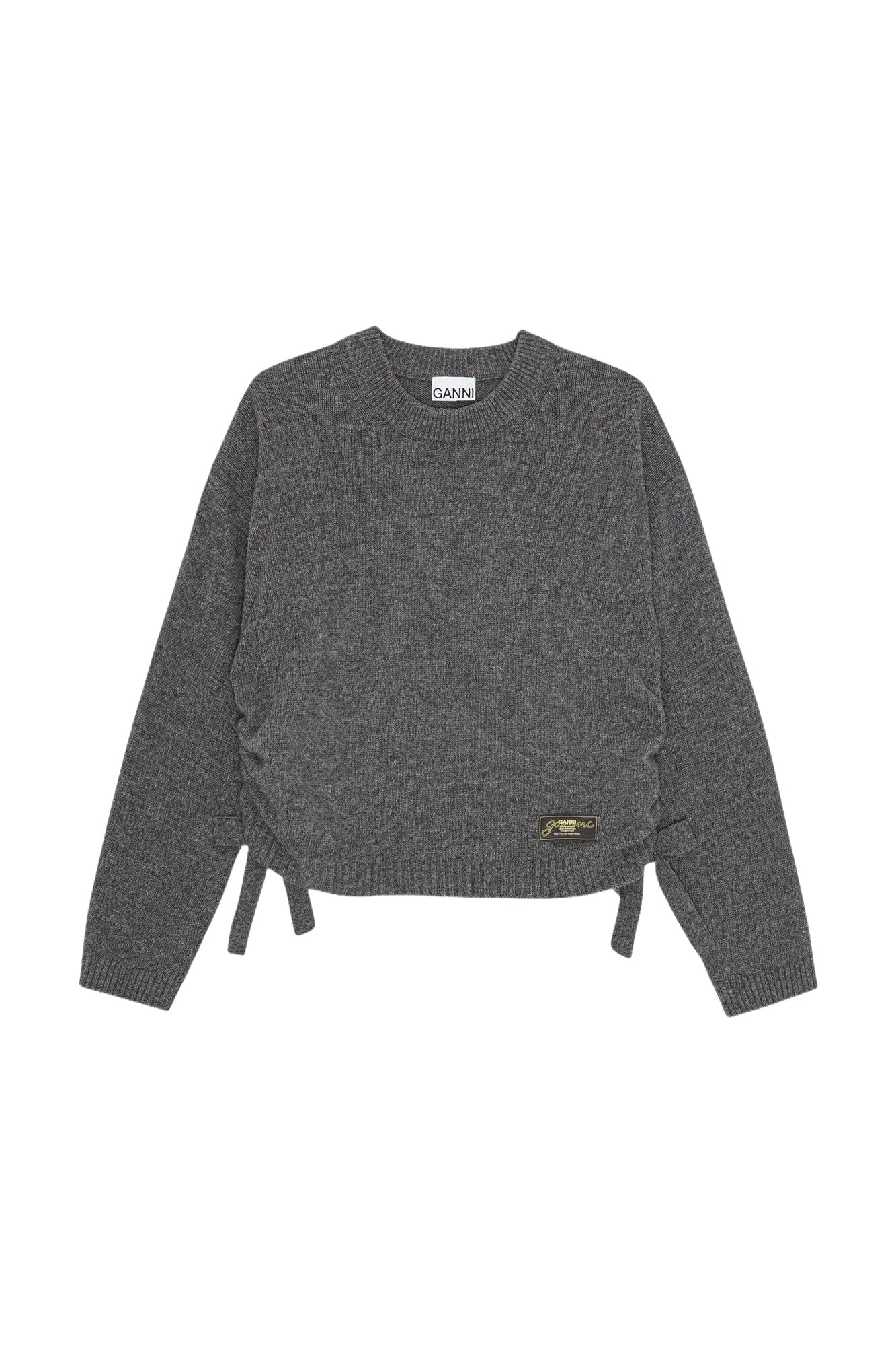 Pull oversize froncé en laine - Phantom