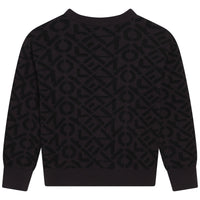 Pull en coton Cross boy - Gris Taupe