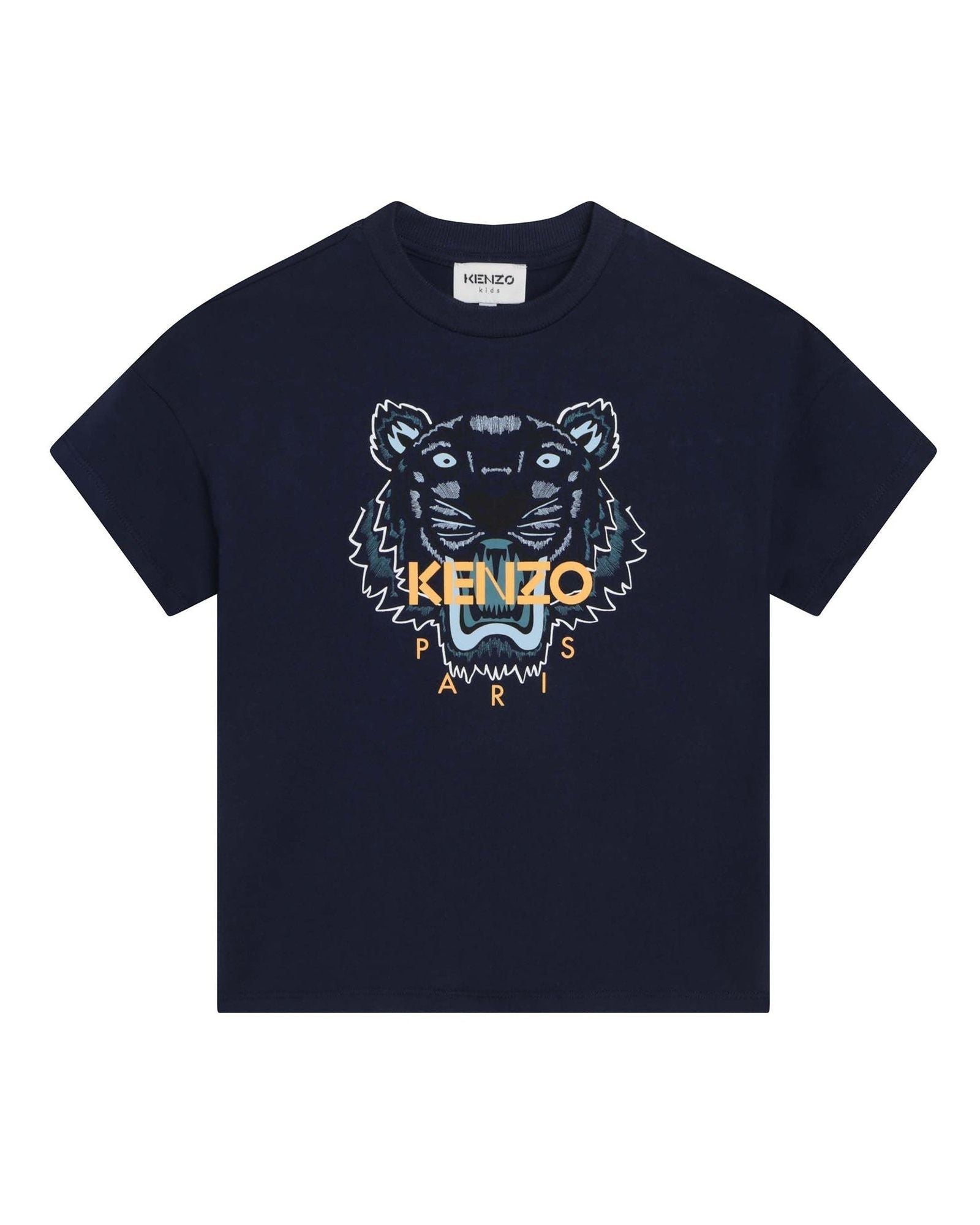 T-shirt Tiger - Blue indigo