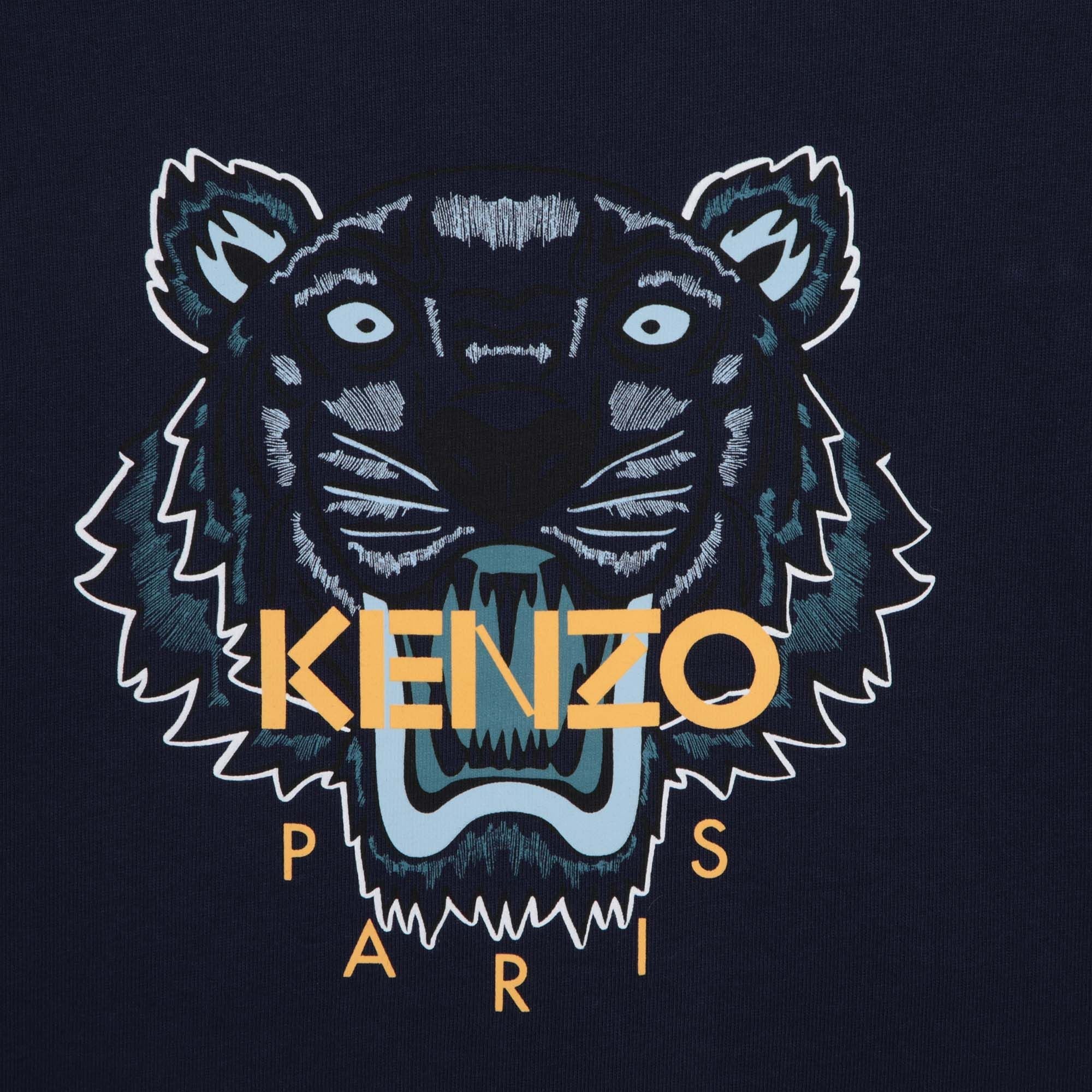 T-shirt Tiger - Blue indigo