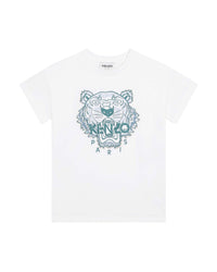 T-shirt motifs Tiger - Blanc cassé
