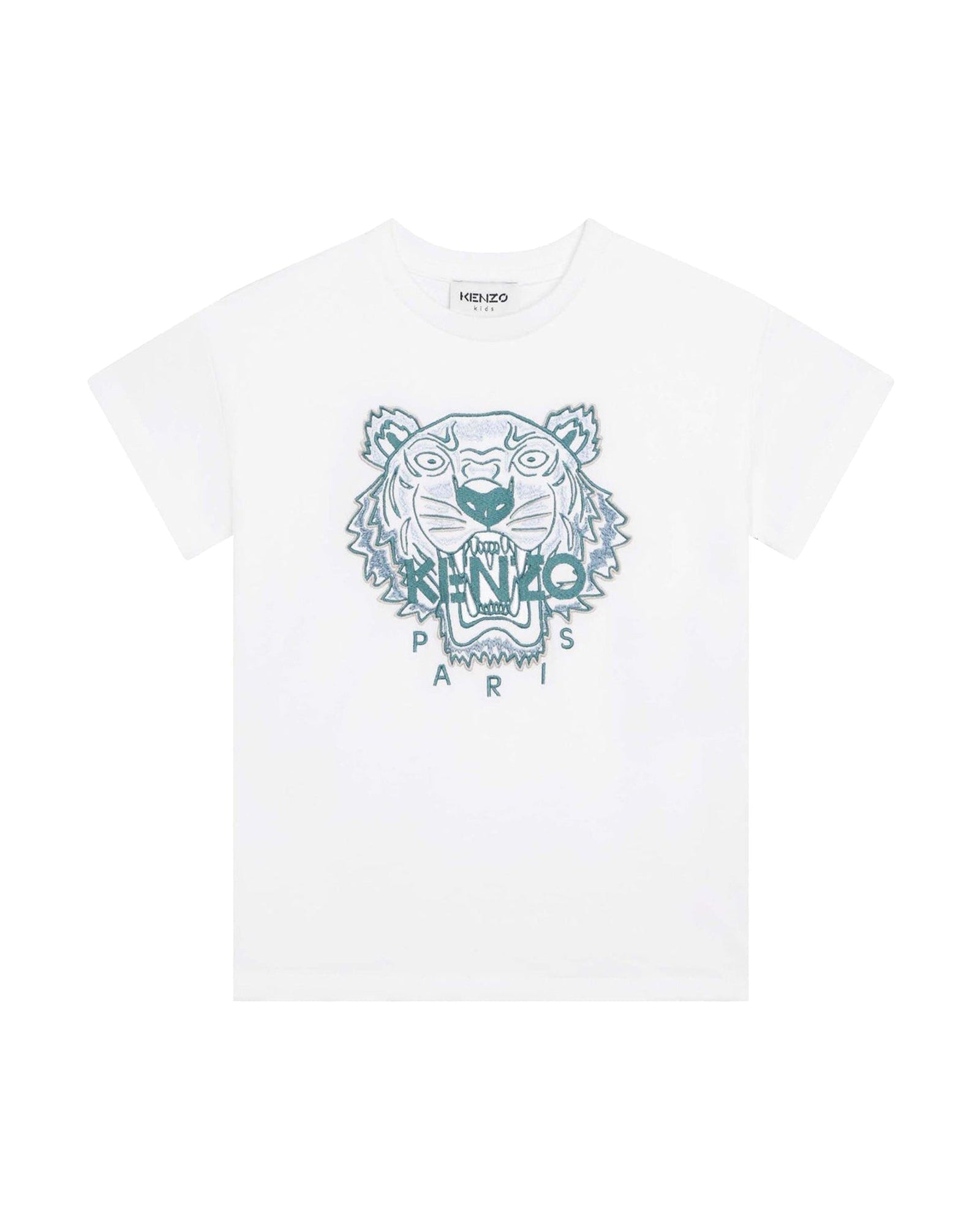 T-shirt motifs Tiger - Blanc cassé