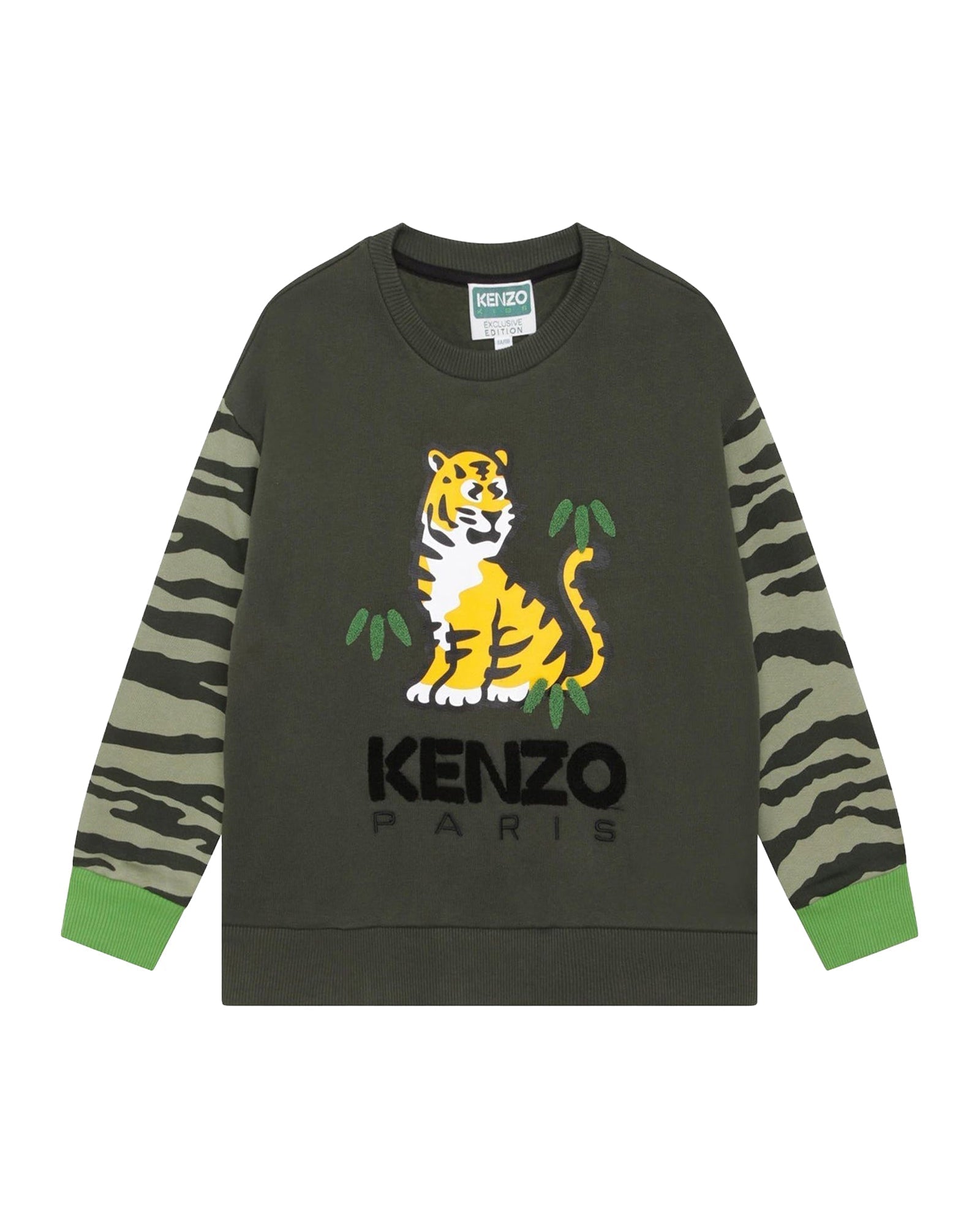 Sweatshirt en molleton brossé avec impression Kotora - Burnt Olive