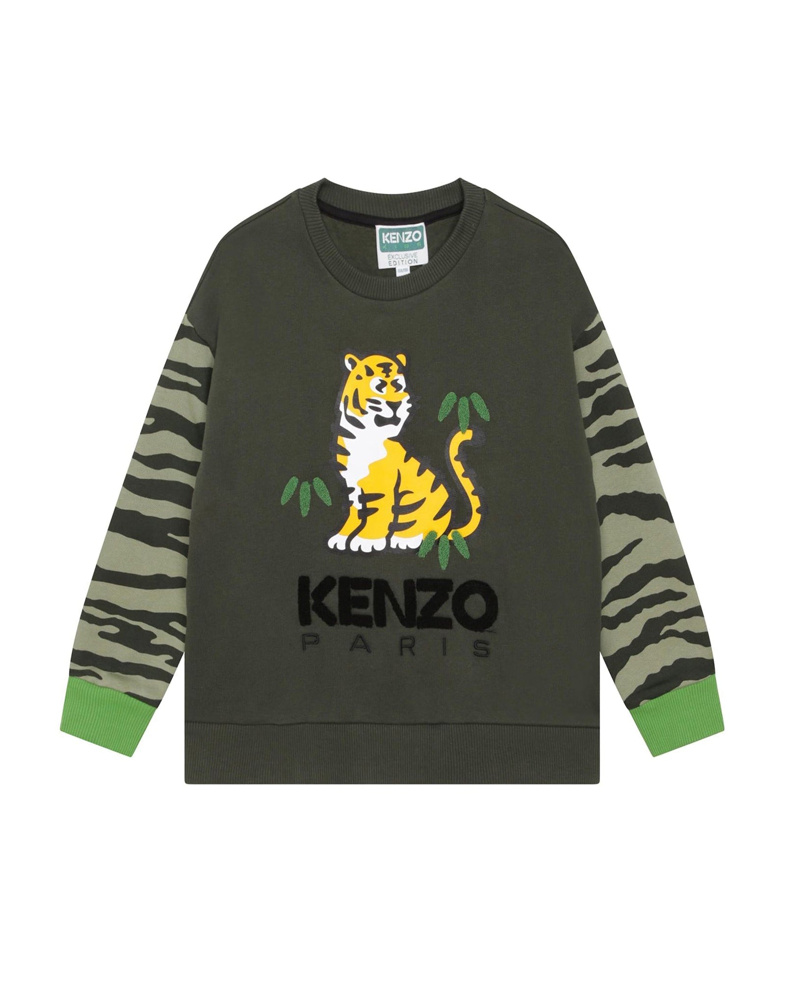 Sweatshirt en molleton brossé avec impression Kotora - Burnt olive