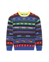 Pull en coton - Wave Blue