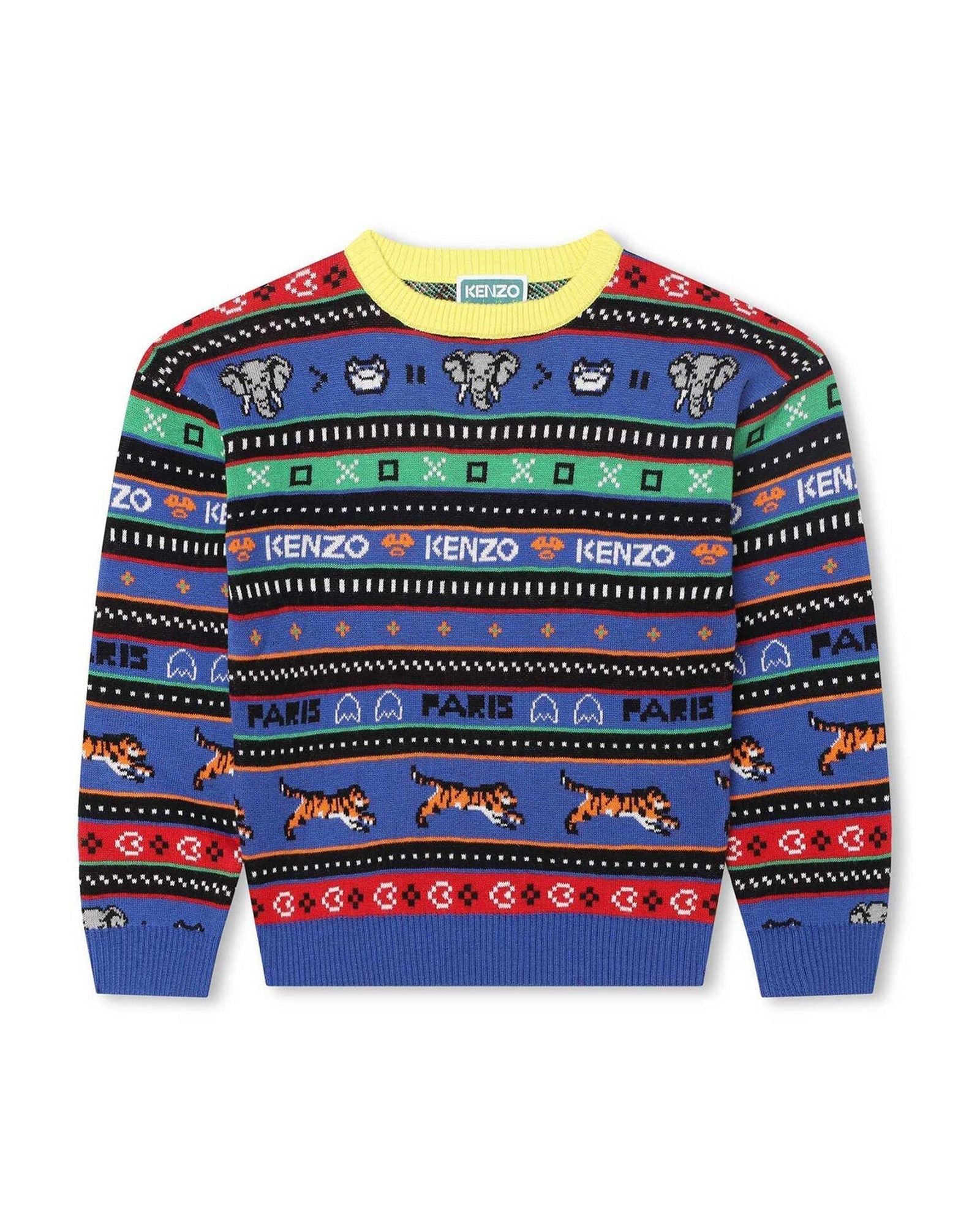 Pull en coton - Wave blue