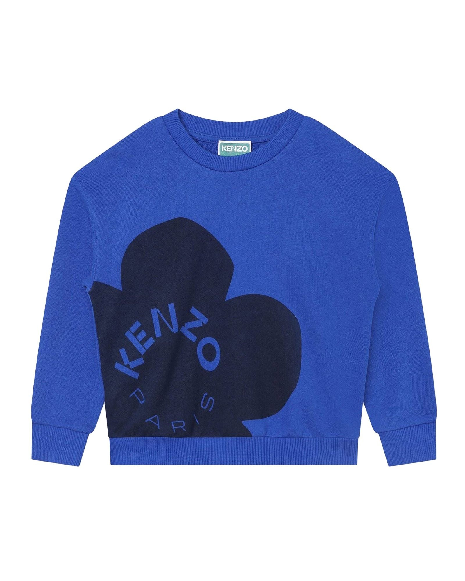 Sweatshirt en coton - Wave blue