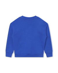 Sweatshirt en coton - Wave blue