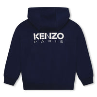 Sweatshirt à capuche en coton - Wave blue