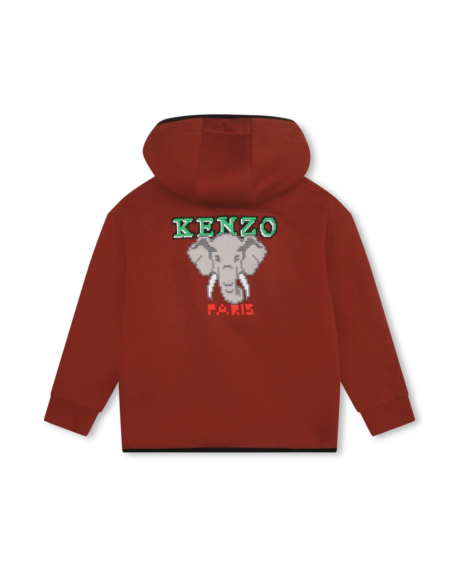 Sweatshirt à capuche en coton - Carmin