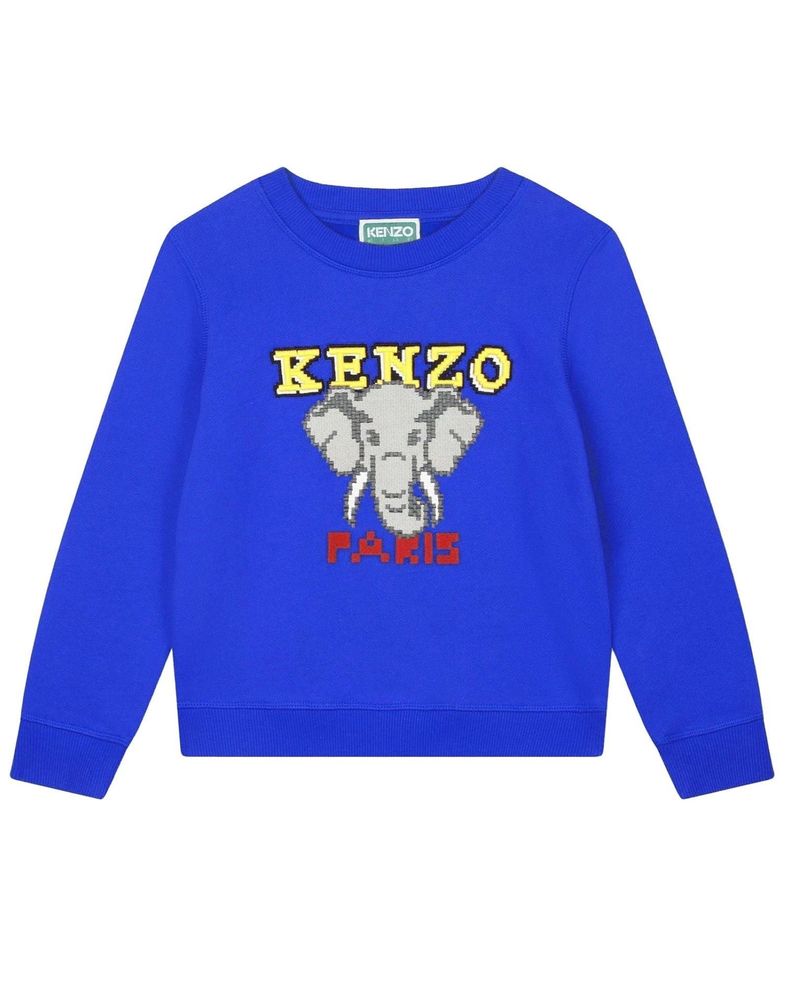 Sweatshirt en coton - Wave Blue
