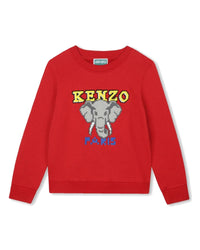 Sweatshirt en coton - Rouge