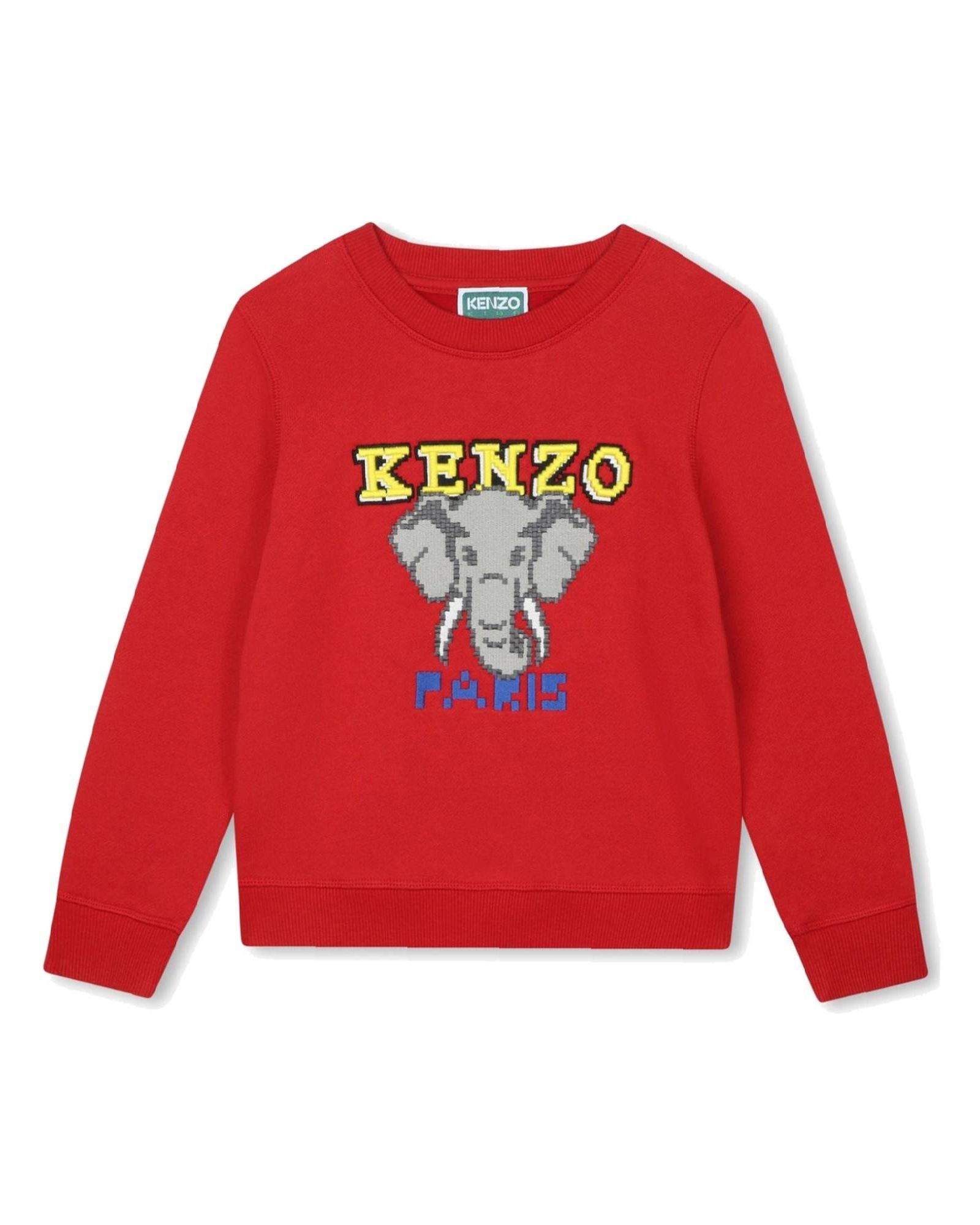 Sweatshirt en coton - Rouge