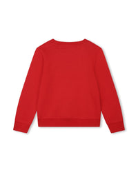 Sweatshirt en coton - Rouge