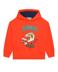 Cotton hoodie - Chile Red
