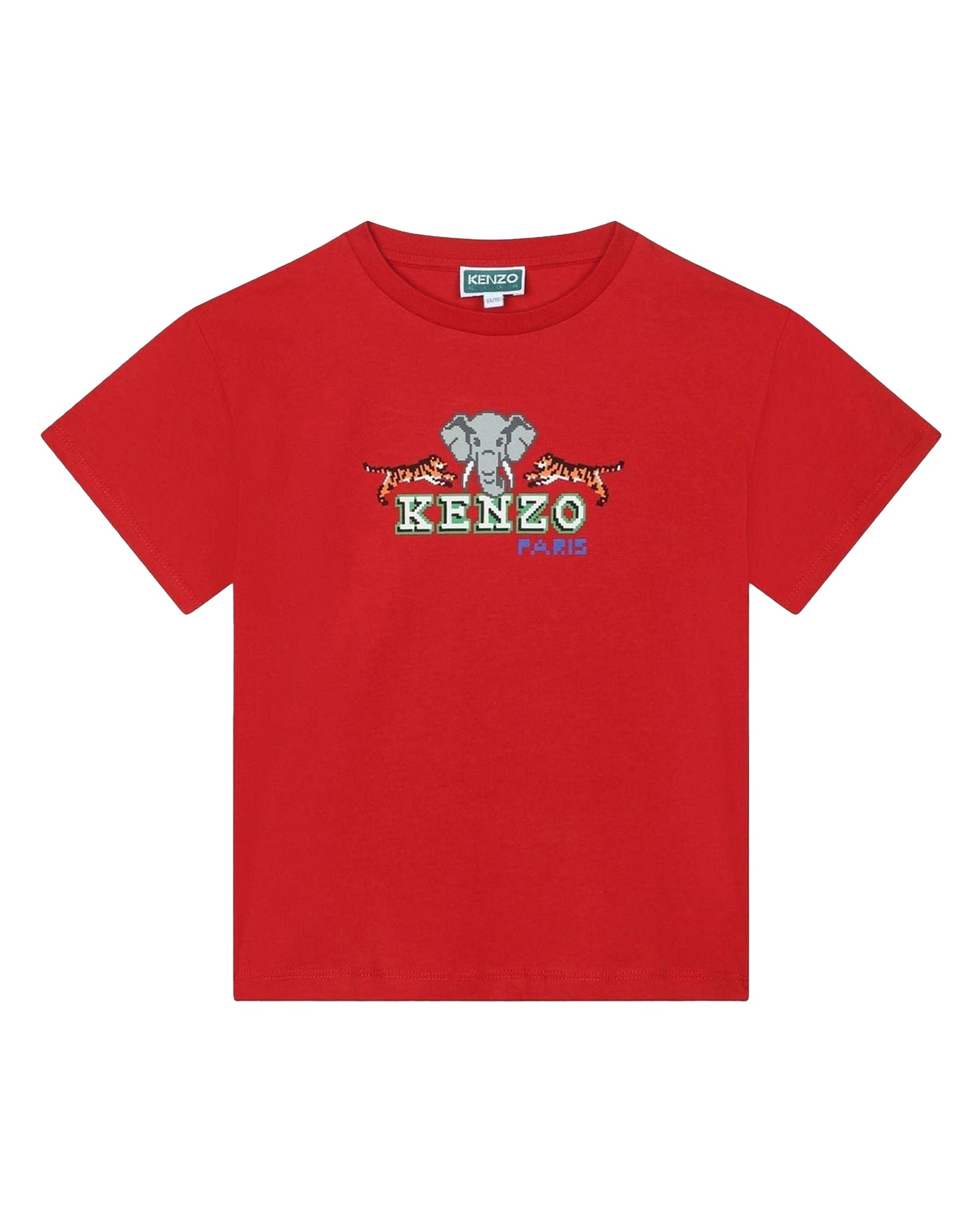 T-shirt à manches courtes en coton - Rouge