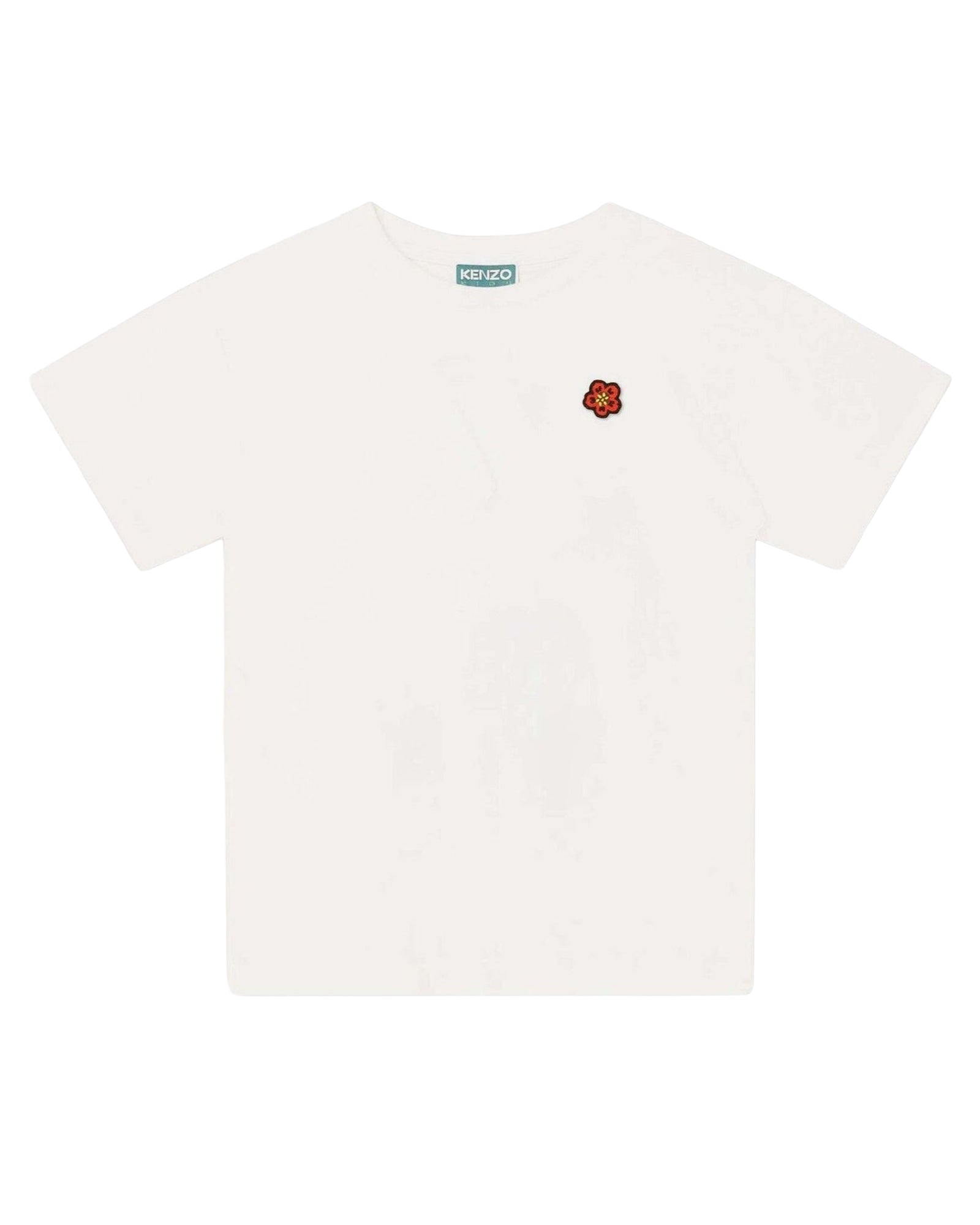 Short-sleeved cotton T-shirt - Ivory