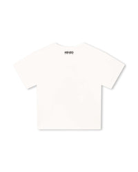 Short-sleeved cotton T-shirt - Ivory