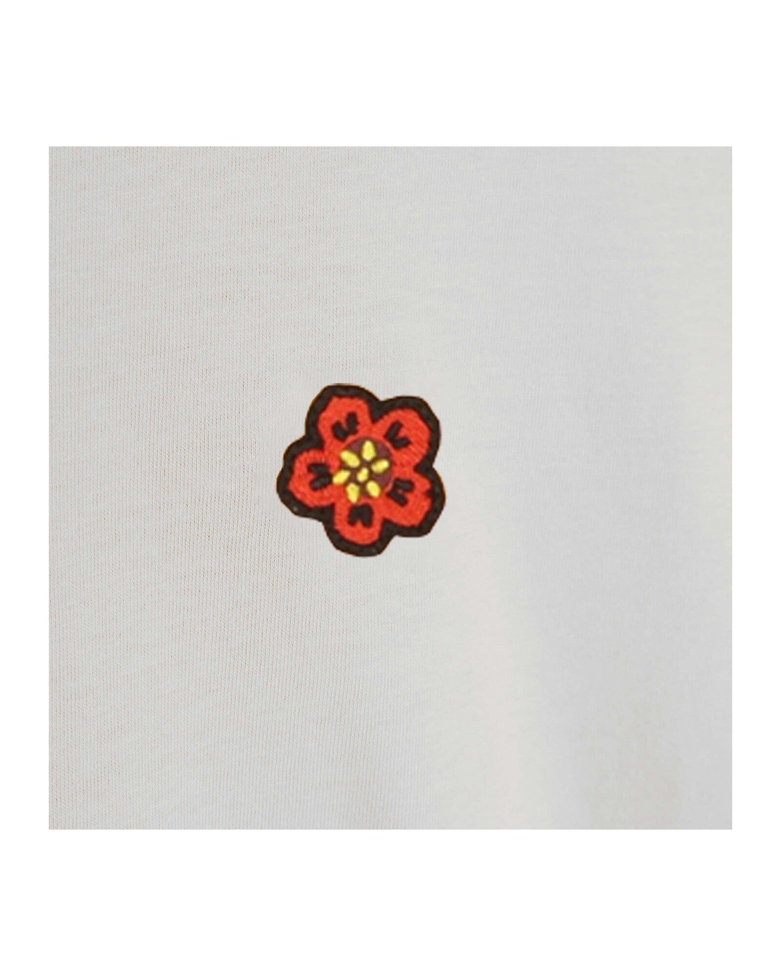 Short-sleeved cotton T-shirt - Ivory