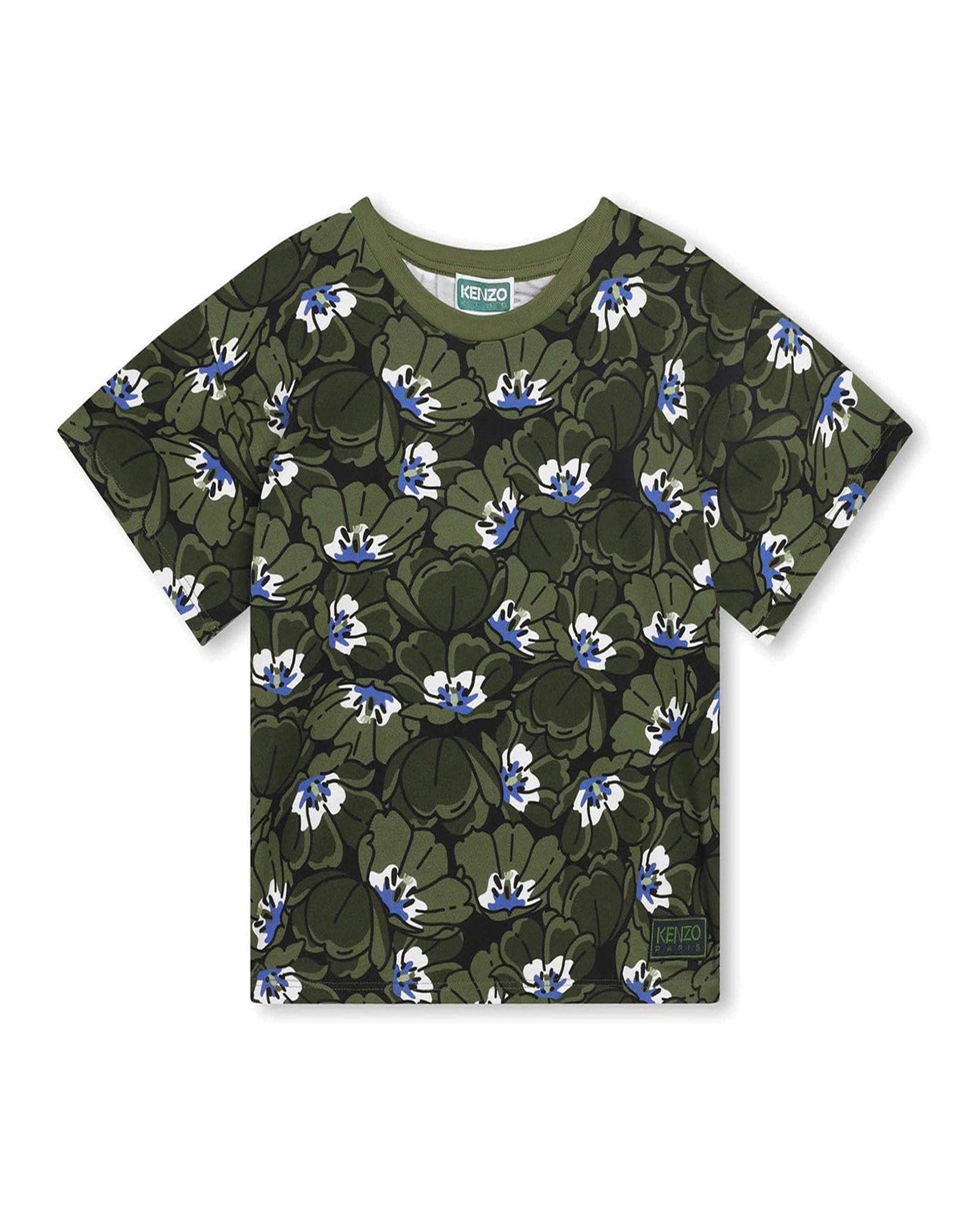T-shirt à manches courtes en coton - Army