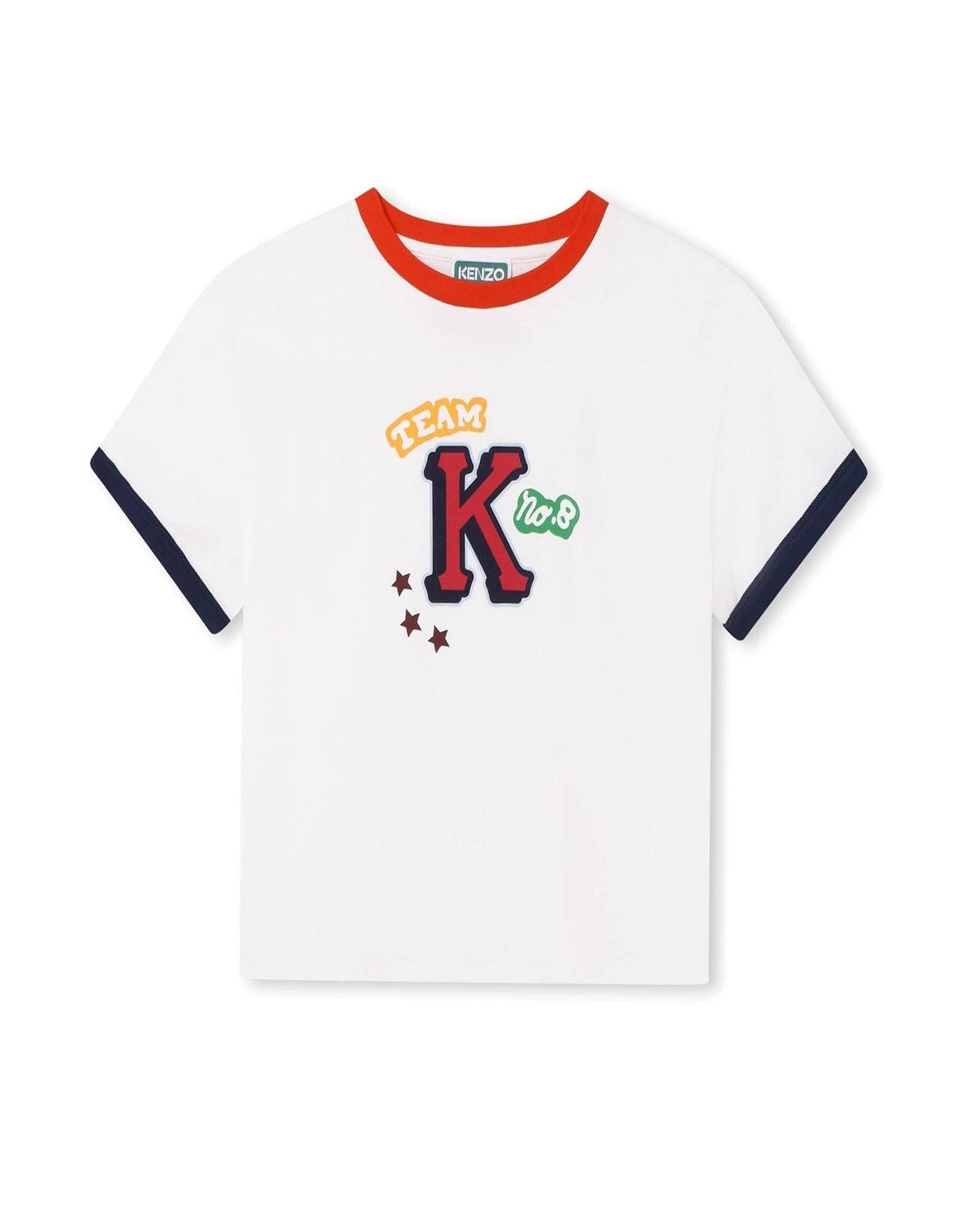 T-shirt à manches courtes en coton - Ivoire