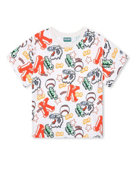 T-shirt à manches courtes en coton - Ivoire