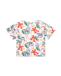 T-shirt à manches courtes en coton - Ivoire
