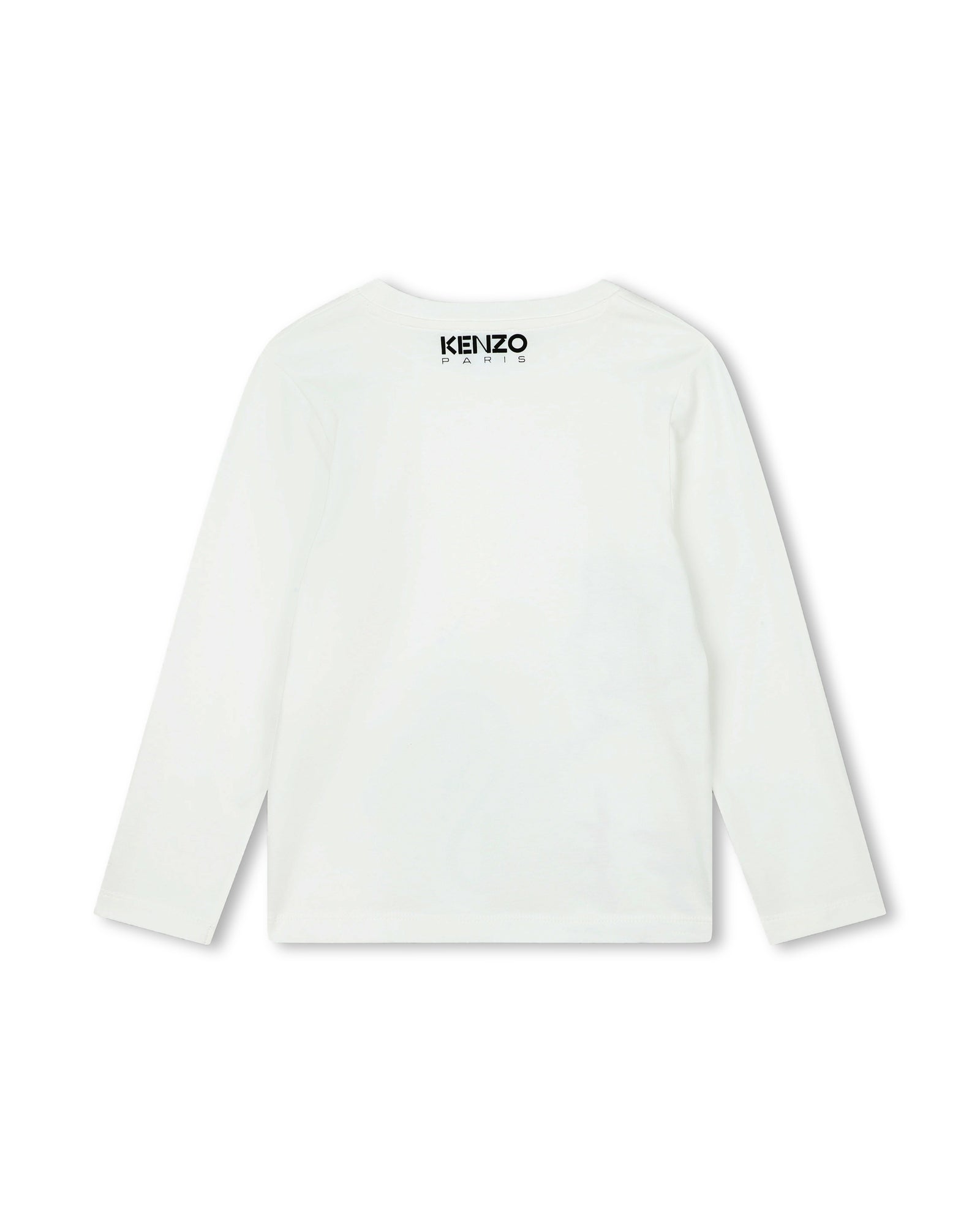 Long-sleeved cotton T-shirt - Ivory