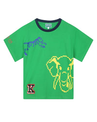 T-shirt à manches courtes en coton - Acid green