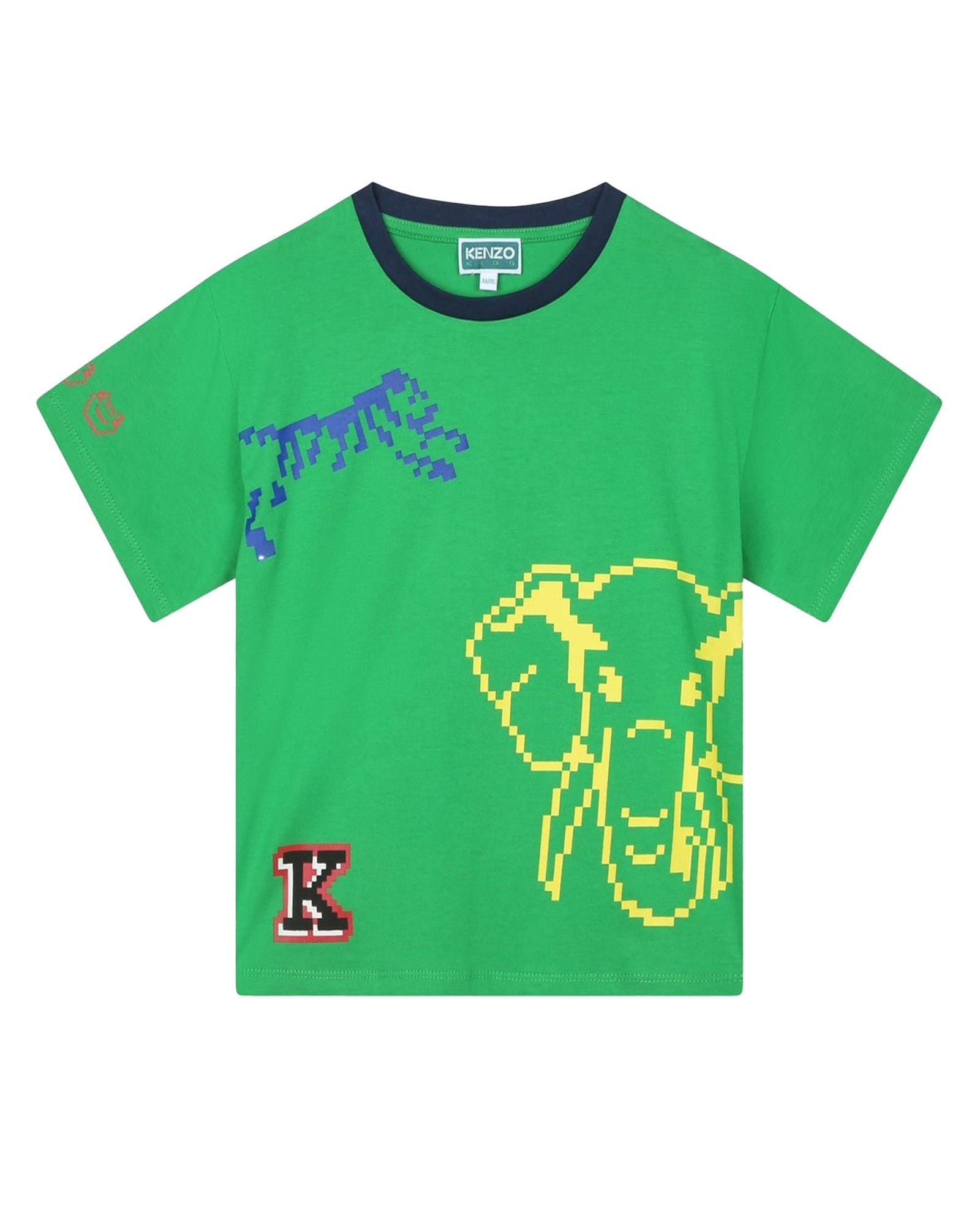 T-shirt à manches courtes en coton - Acid green