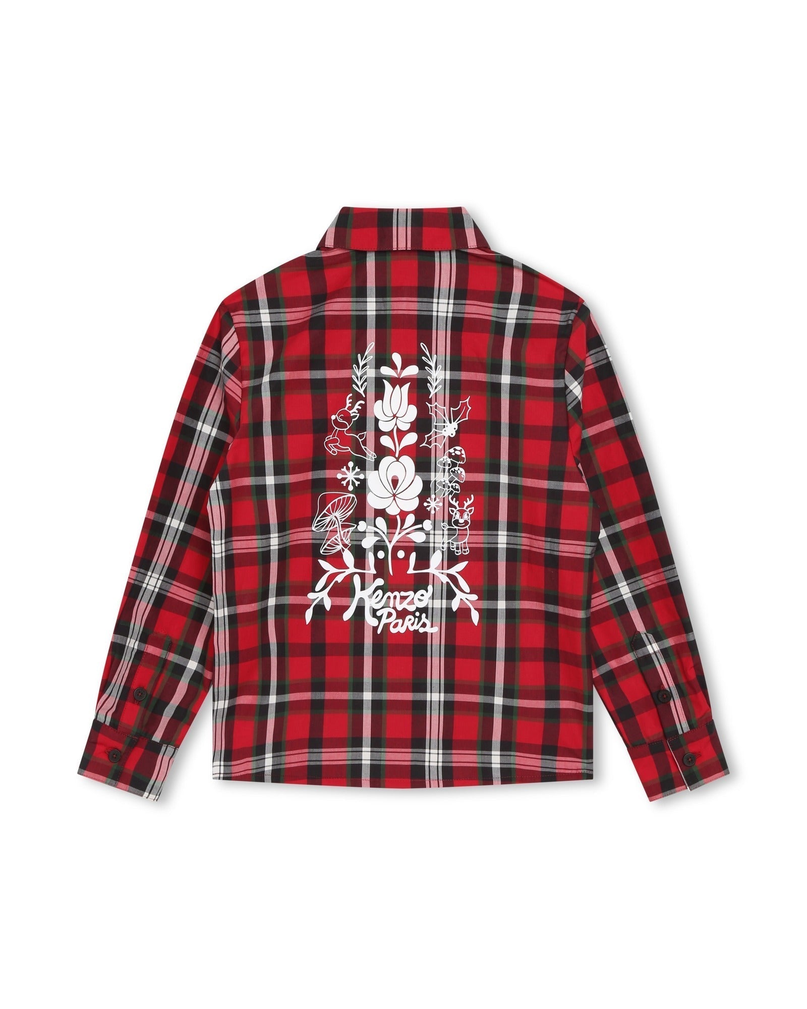 Cotton shirt - Dark red