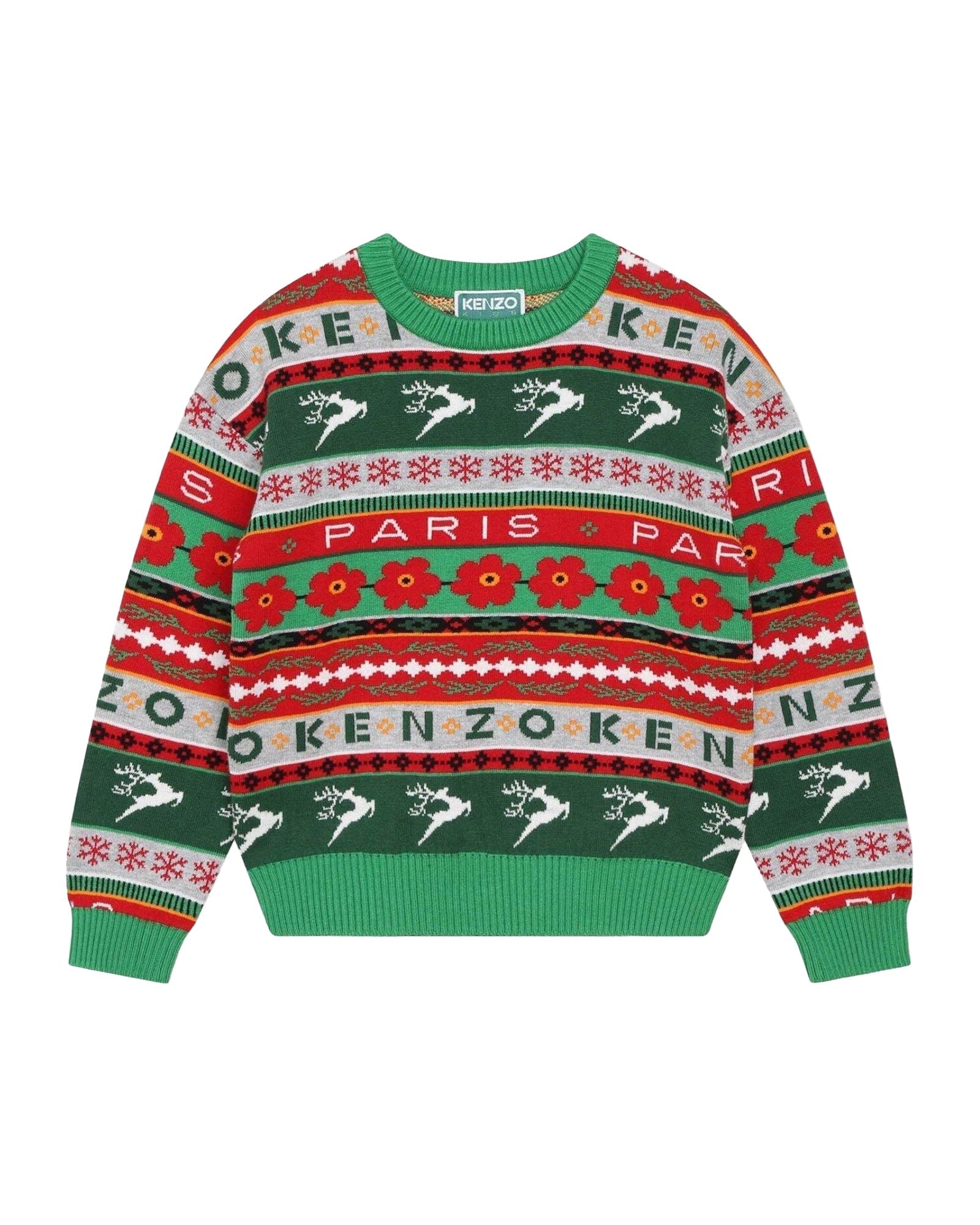 Pull en coton - Sapin