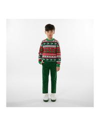 Pull en coton - Sapin