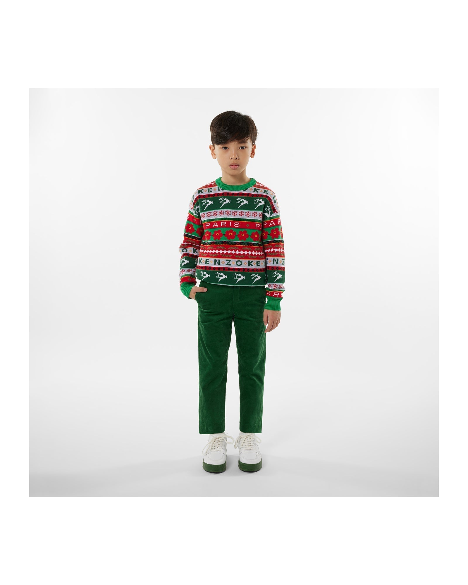 Pull en coton - Sapin