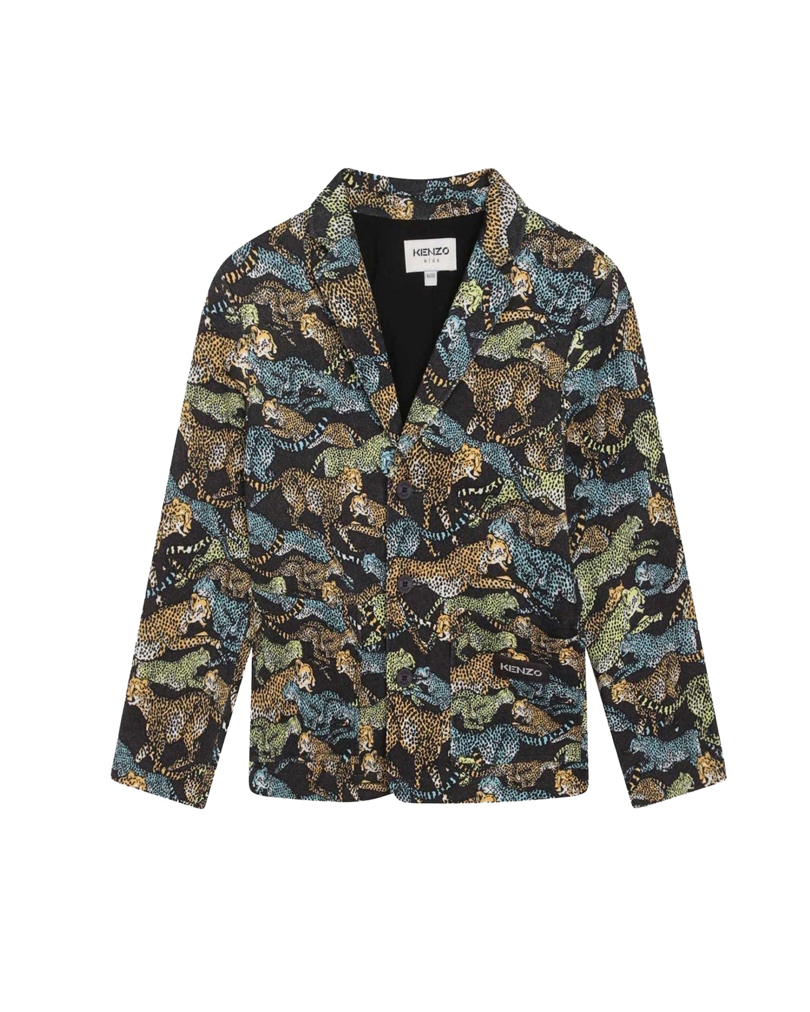 Felines print interlock jacket - Taupe Grey