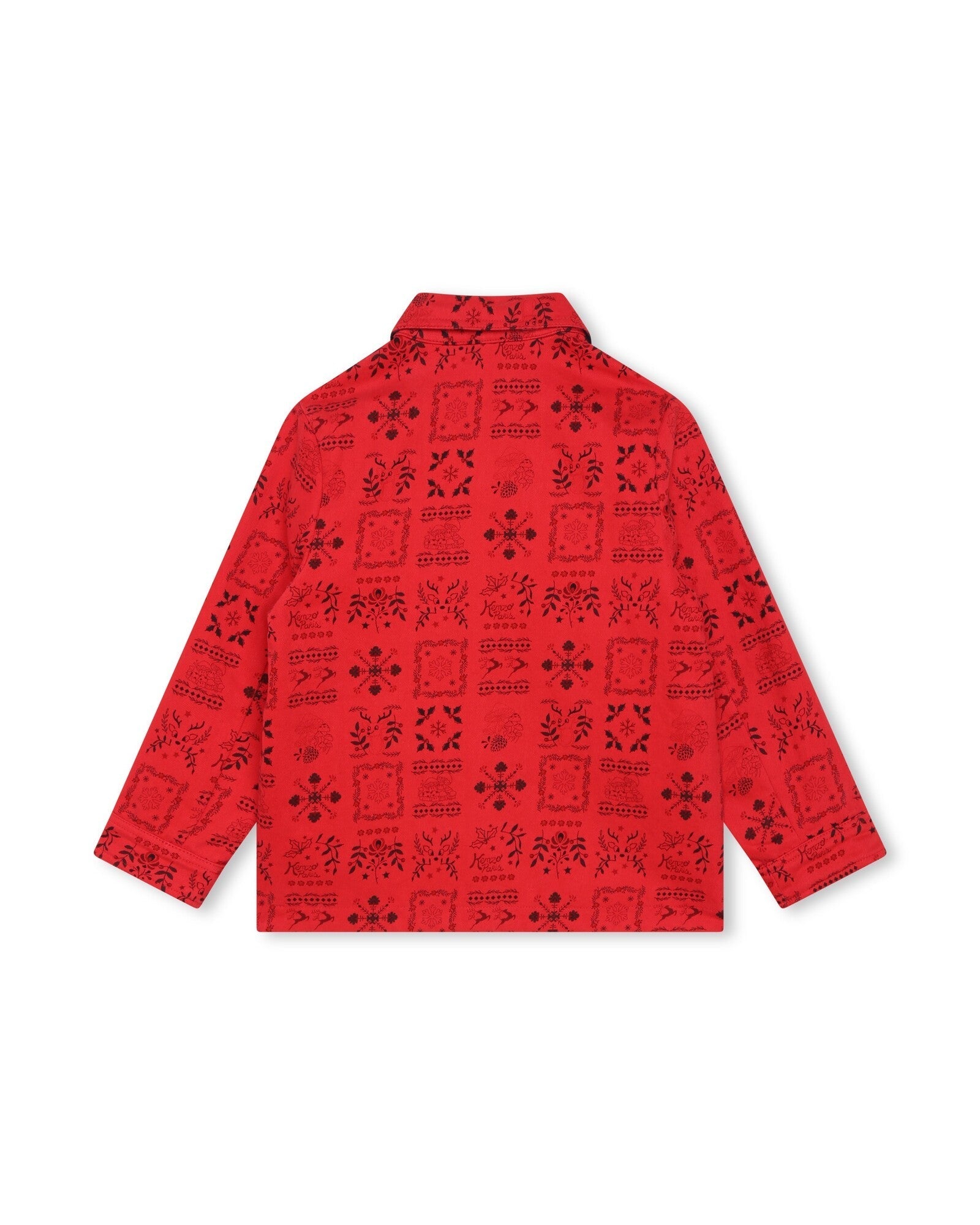 Veste réversible en coton - Rouge foncé