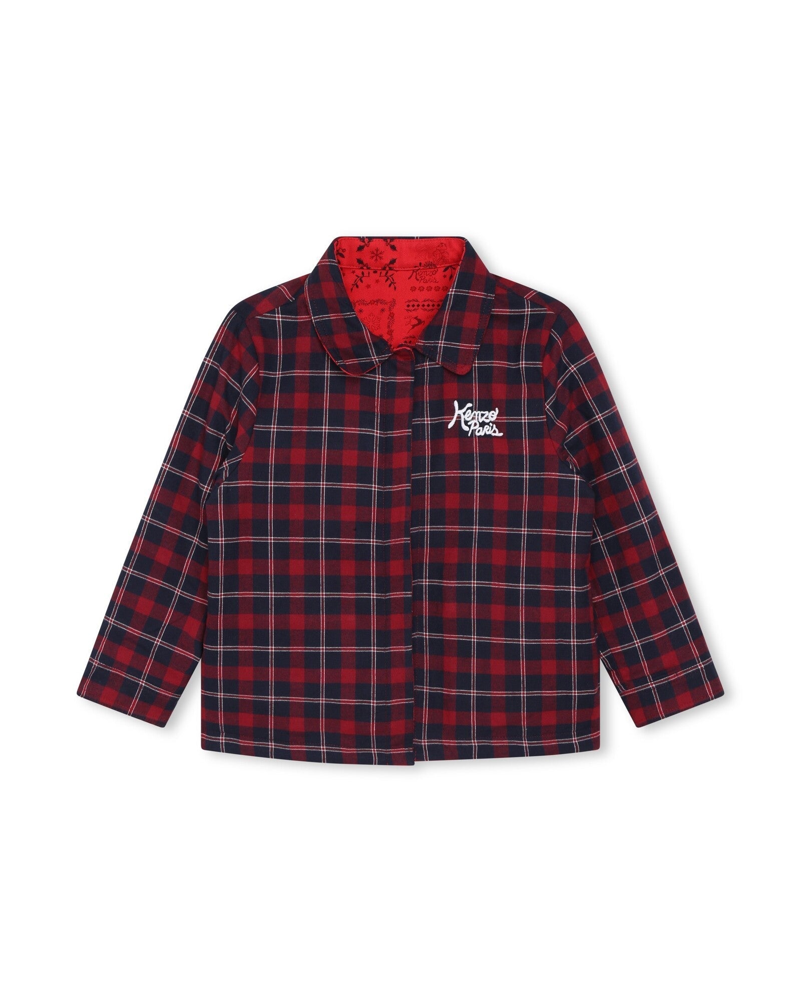 Veste réversible en coton - Rouge foncé