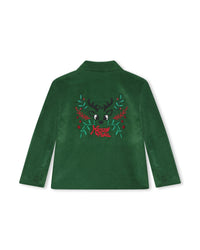 Veste de costume en coton - Sapin