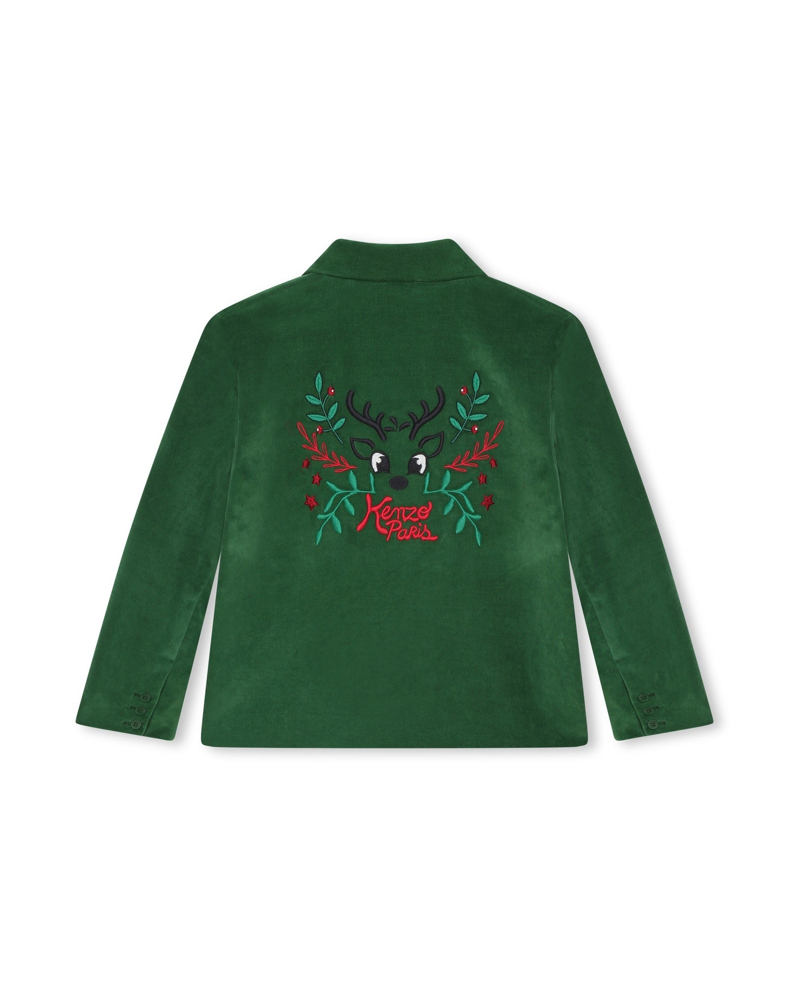 Veste de costume en coton - Sapin