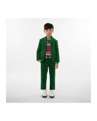 Veste de costume en coton - Sapin