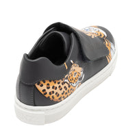 Leather sneakers - Lead