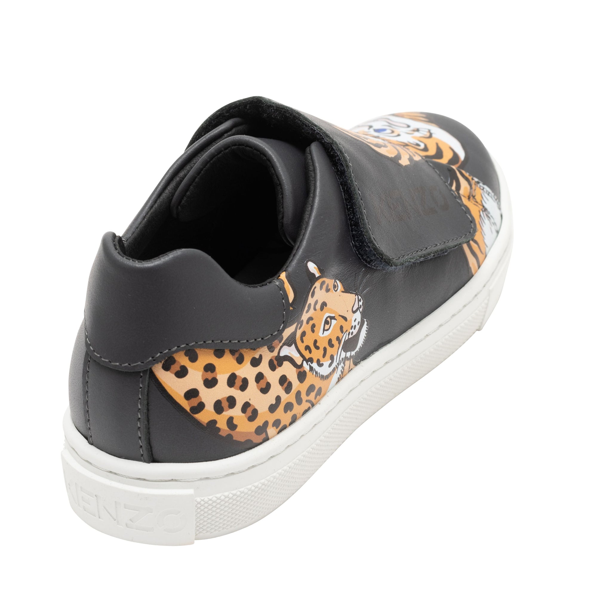 Leather sneakers - Lead