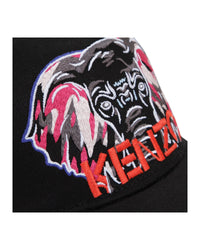 Tiger & friends cotton cap - Black