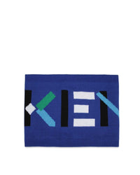 Écharpe tube tricot en coton - Wave Blue