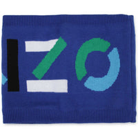 Écharpe tube tricot en coton - Wave Blue