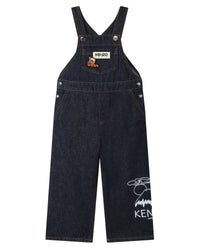 Denim dungarees - Slate Blue