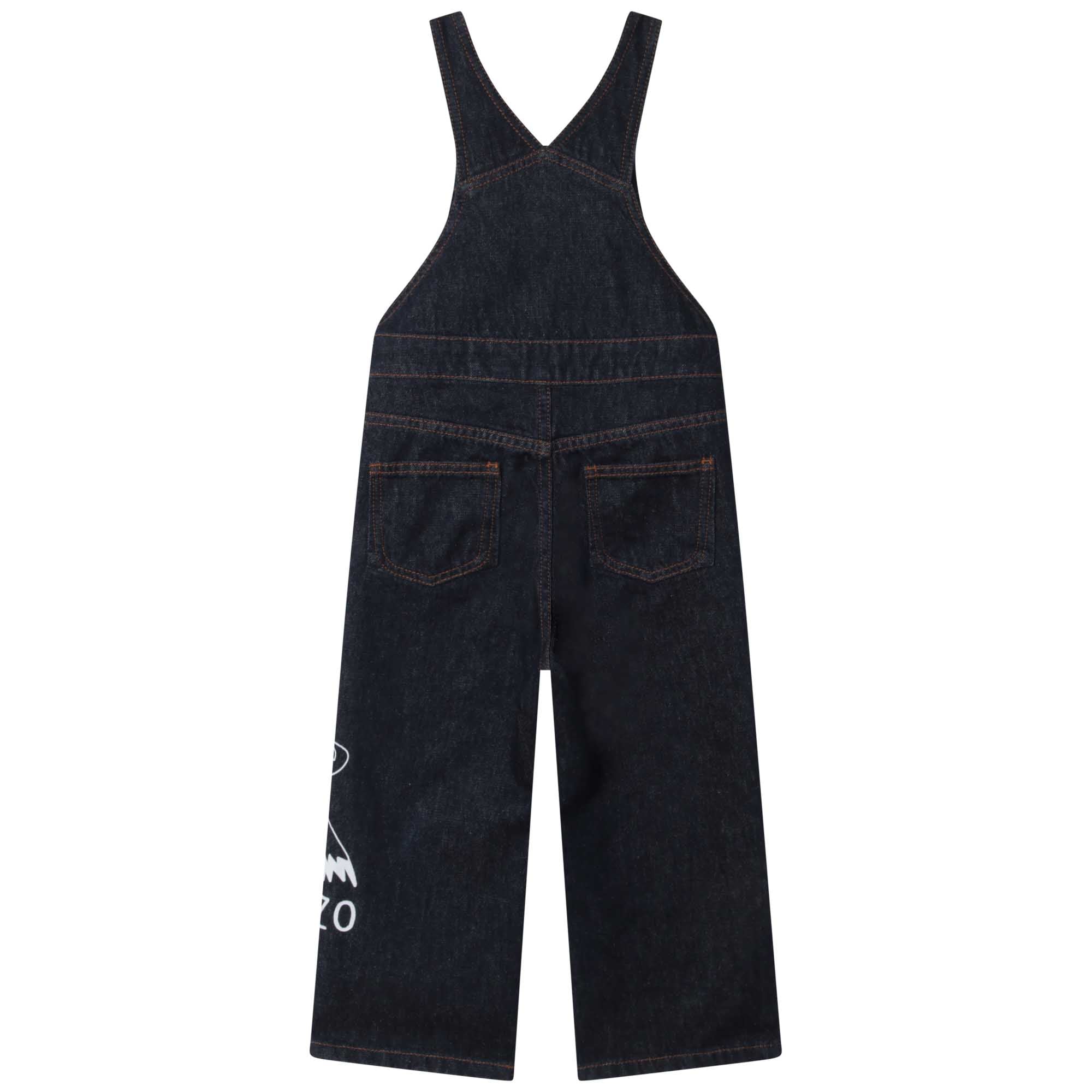 Denim dungarees - Slate Blue