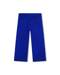 Pantalon en coton - Wave blue